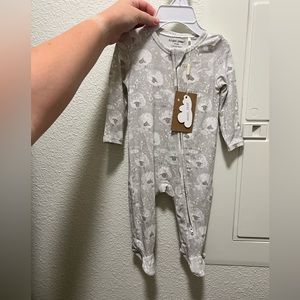 Angel dear bamboo zippered footie anti scratch mittens